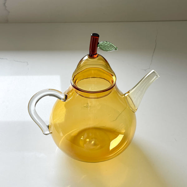 ICHENDORF MILANO FRUITS & FLOWER TEAPOT PEAR