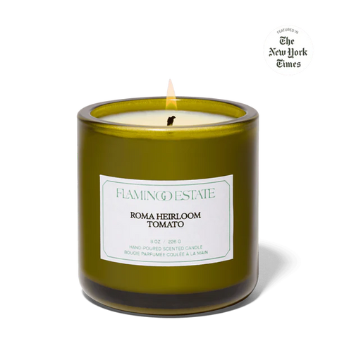 Roma Heirloom Tomato Scented Candle by Flamingo Estate.