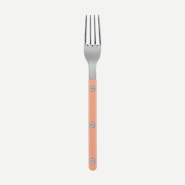 SABRE BISTROT SHINY DESSERT FORK NUDE PINK