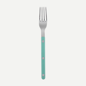 SABRE BISTROT SHINY DESSERT FORK PASTEL GREEN