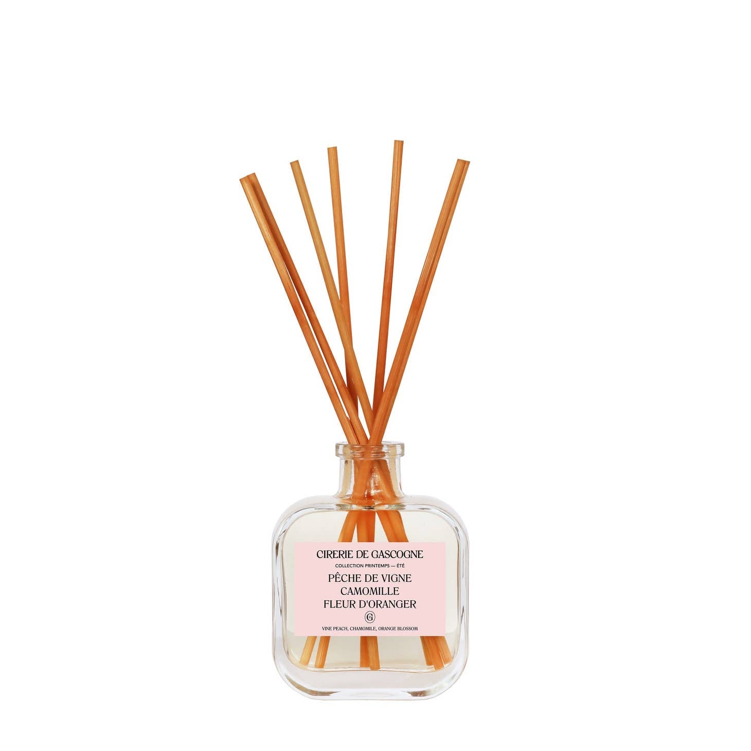 Reed Diffuser Peach-Camomile-Orange Flower by Cirerie de Gascogne