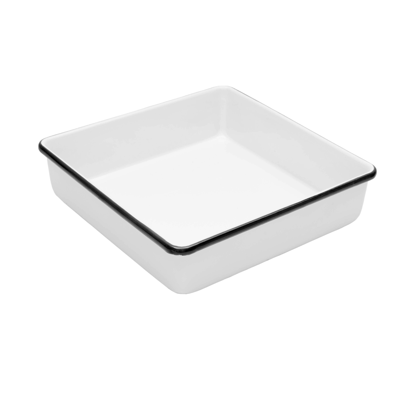 BLACK RIM ENAMEL SMALL BROWNIE PAN