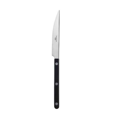 Sabre Paris Bistrot Shiny Flatware Black Dinner knife