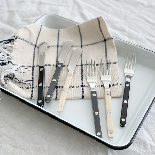 SABRE PARIS BISTROT FLATWARE - DARK GREY (2 STYLES)