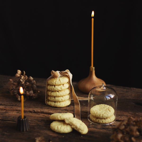 CHRISTMAS BEESWAX CANDLES (SET OF 10)