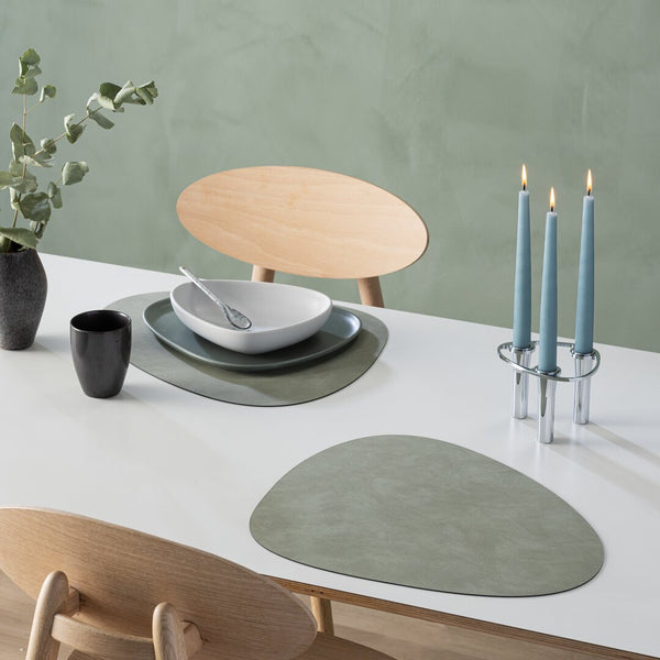 Lind DNA Dinner Mat Curve Olive Green
