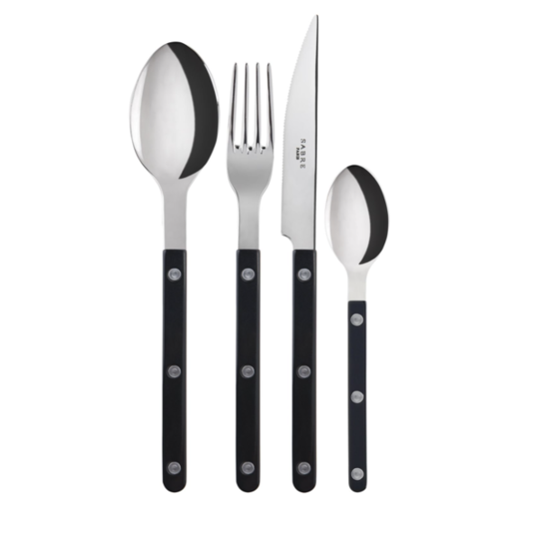 Sabre Paris Bistrot Shiny Flatware Black