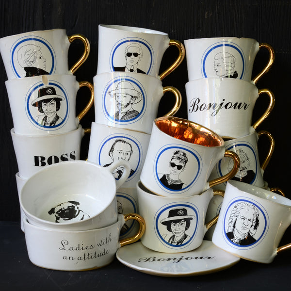 KUHN KERAMIK ALICE PANTHEON MEDIUM CUP DELUXE - Audrey Hepburn