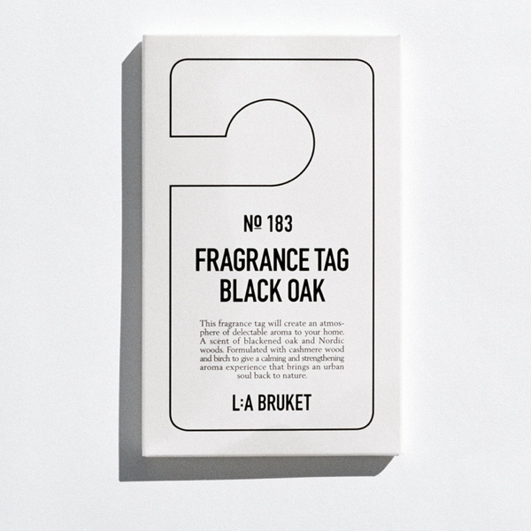 L:A BRUKET FRAGRANCE TAG - NO.183 BLACK OAK