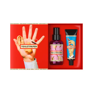 TOILETPAPER BEAUTY HAND KIT (CLEANSING HAND SPRAY + HAND CREAM)